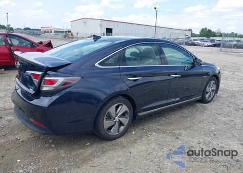 2017 Hyundai Sonata Hybrid Limited из США, поврежденный, VIN KMHE34L34HA069964